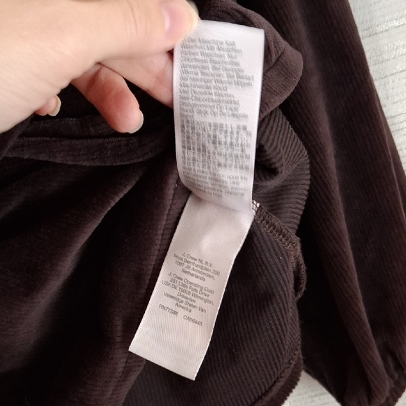 Madewell Dark Brown FauzWrap Blouse - Picture 6 of 7